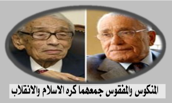 المنكوس والمفقوس جمعهما كره الاسلام والانقلاب